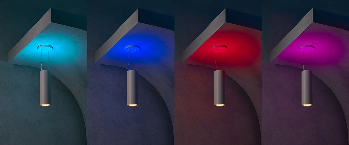 <p>Color-Accented Indirect Uplight</p>