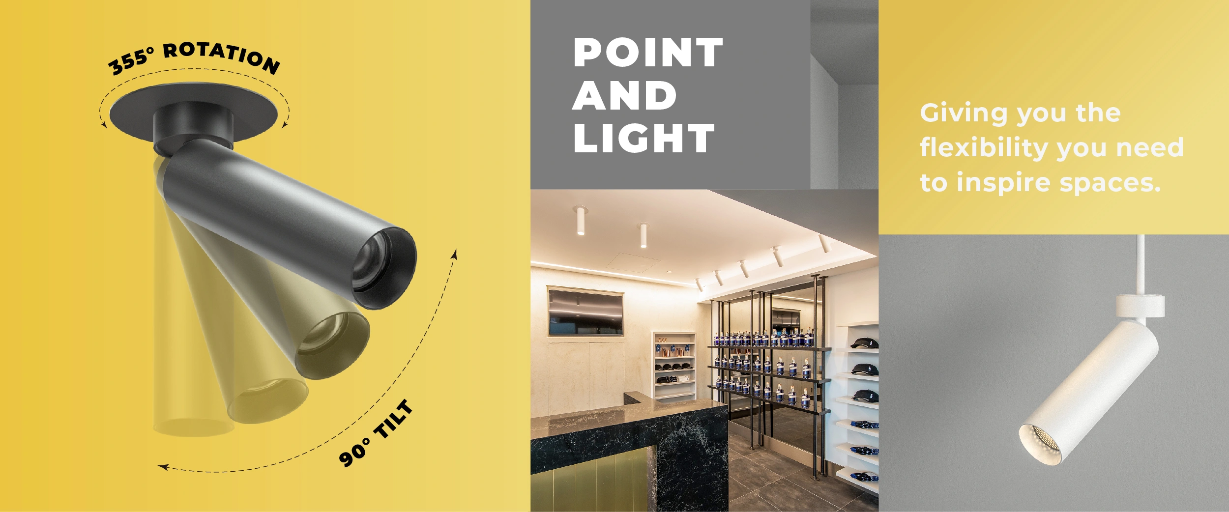 <p>Point, Aim, Illuminate</p>